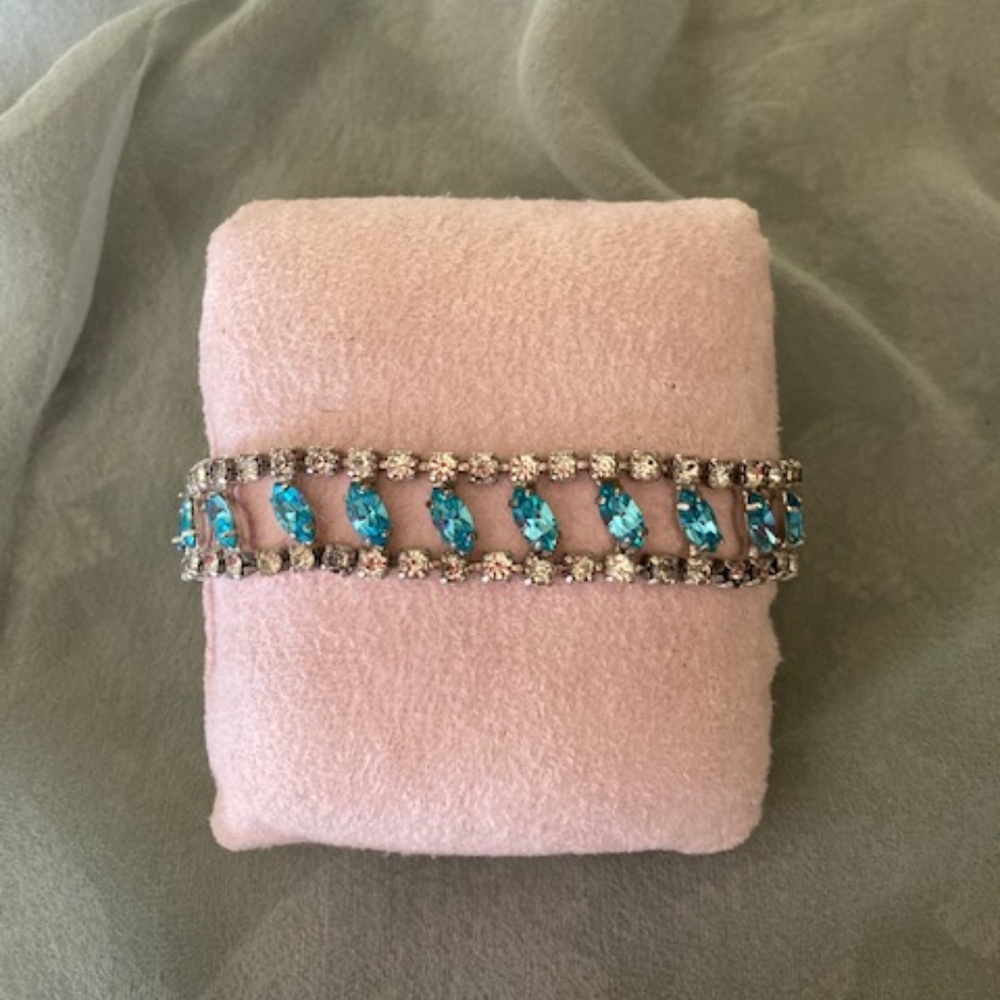 Vintage Joseph Wiesner Rhinestone Bracelet